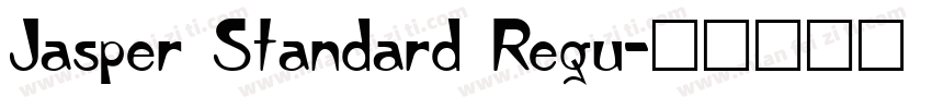 Jasper Standard Regu字体转换